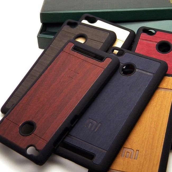 Ochranné pouzdro pro Xiaomi Redmi 3S v dřevěném provedení 1