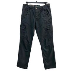 Męskie spodnie płócienne z kieszeniami, ciemnoszare, rozmiary XS - XXL: ZO_372954ca-3cd6-11ee-b36c-8e8950a68e28