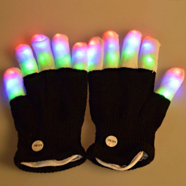 Świecące rękawiczki Lilly 1