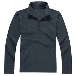 Bluza polarowa z krótkim zamkiem dla mężczyzn - 2 kolory