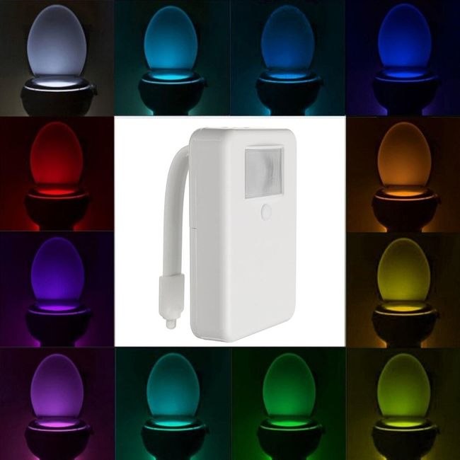 Noční LED světlo na toaletu s pohybovým senzorem 1