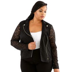 Damska plus size kurtka TF8060