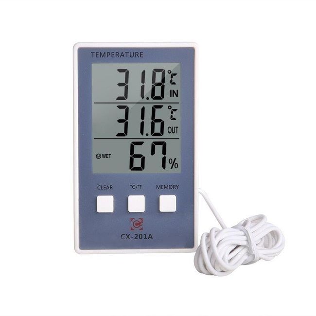 LCD-hőmérő kültéri érzékelővel Caspian 1