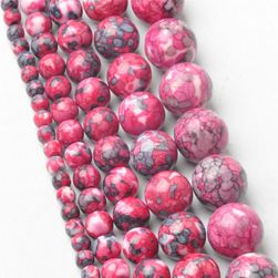 Roza kroglice za nanizanje - 5 premerov