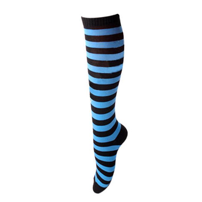 Раирани дамски чорапи - 7 цвята 1