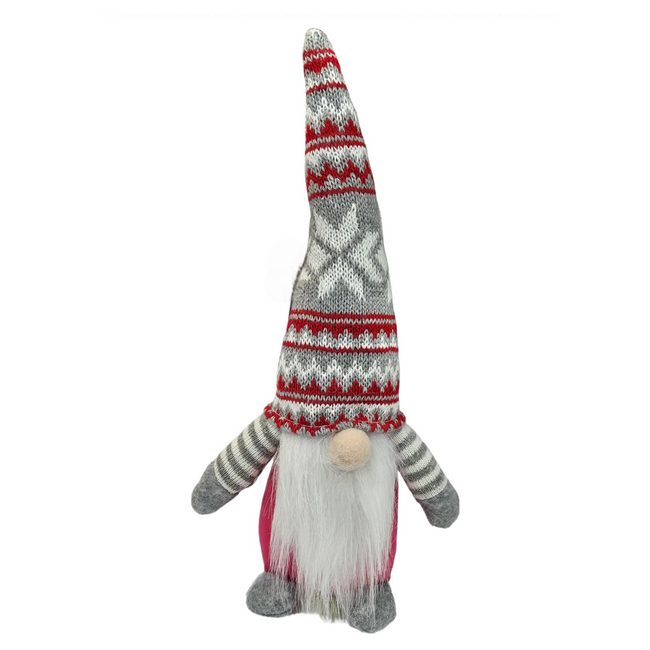 Świąteczny elf szaro-biały 30cm ZO_254896 1