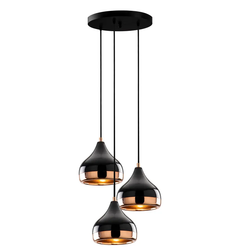 Viseća lampa u crno - bakrenoj boji Yildo ZO_246457