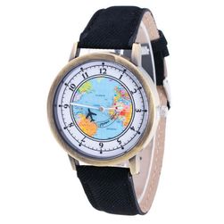Unisex zegarek dla podróżujących - 7 kolorów