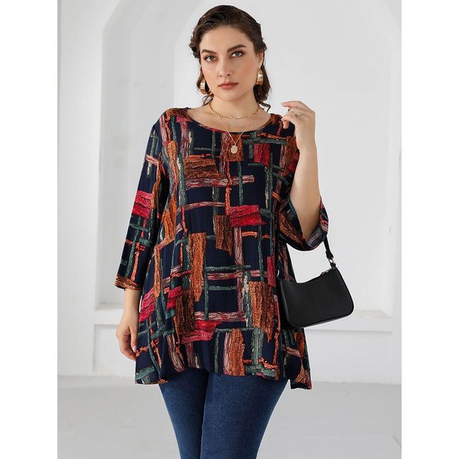 Ženska plus size bluza Freddie 1