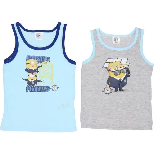 Dětská tílka Minions 2 pack, Varianta: ZO_642bdfd2-dbc3-11ef-95ec-0e5013ec7ce3 1