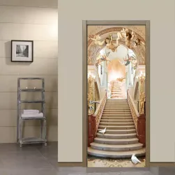 3D samolepka na dveře Palace