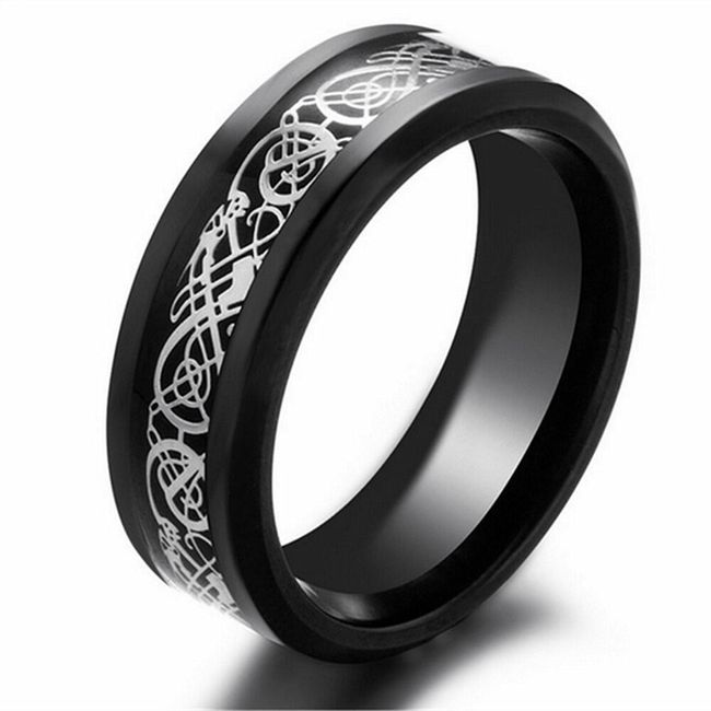 Pánský prsten s ornamenty - 3 varianty 1