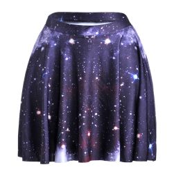Ženska mini suknja - svemir
