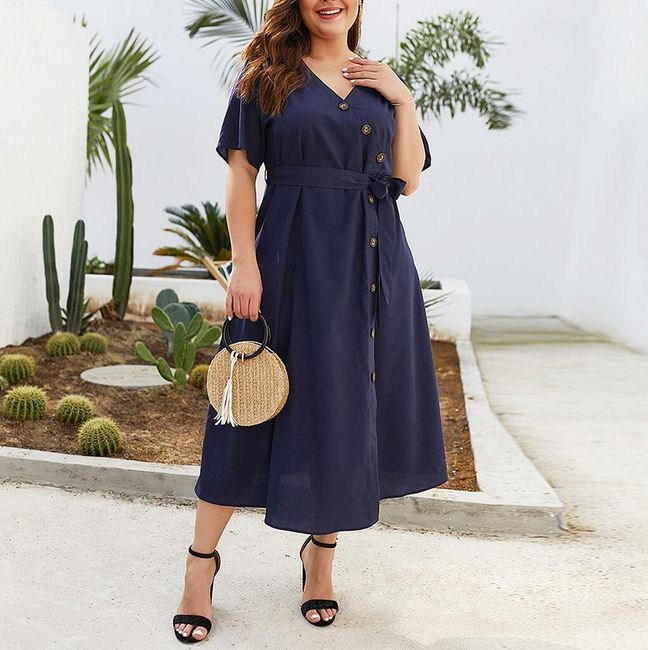 Dámské plus size šaty TF7657 1