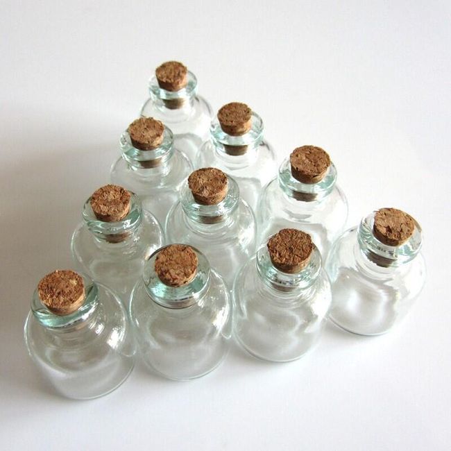 Zestaw mini butelek na małe przedmioty 1