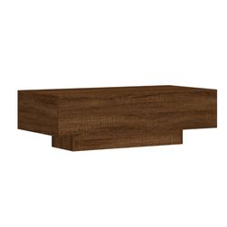 Stolik kawowy brązowy dąb 100x49,5x31 cm drewno kompozytowe ZO_833895-A