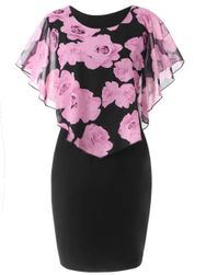 Dámske šaty Ericka v plus size veľkostiach-Svetlo ružová-XL