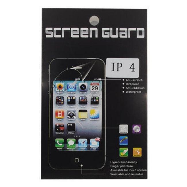 Transparentní ochranná folie na iPhone 4 1