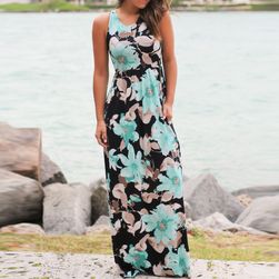 Letní dlouhé šaty s květy