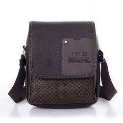 Мъжка чанта за рамо от изкуствена кожа - 2 варианта