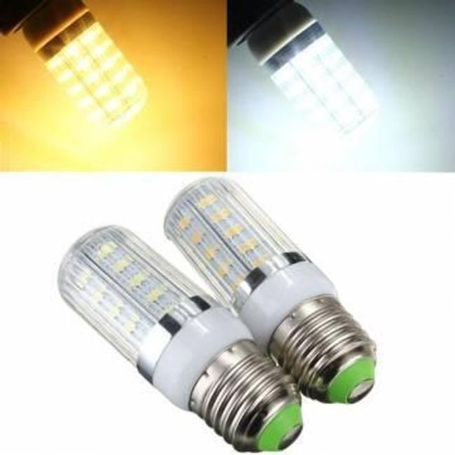 E27 4.5W LED žárovka 36 LED diod - 2 barvy světla 1