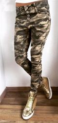 Női katonai mintás nadrág