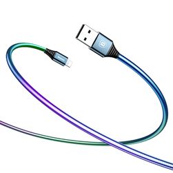 Дъгов USB кабел за зареждане - 3 цвята