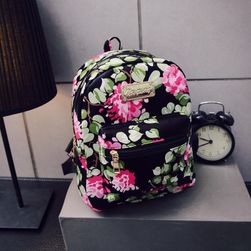 Dámský batoh s květinami - 3 barvy