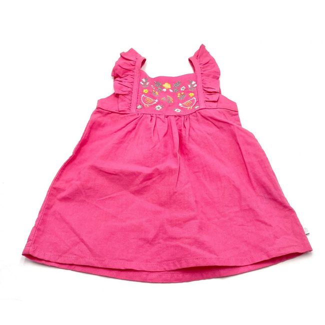 Detské šaty na ramienka - ružové, veľkosti DETSKÉ: ZO_37444c5a-aced-11ec-86c0-0cc47a6c9370 1