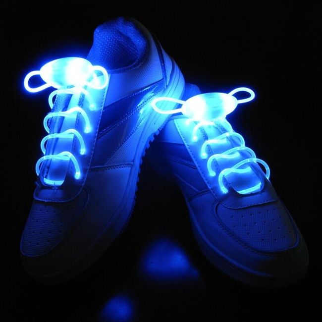 Svietiace LED šnúrky do topánok 1