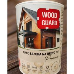 WoodGuard NANO LAZURA 2V1 na drevo Premium B0 0,75L ZO_210149