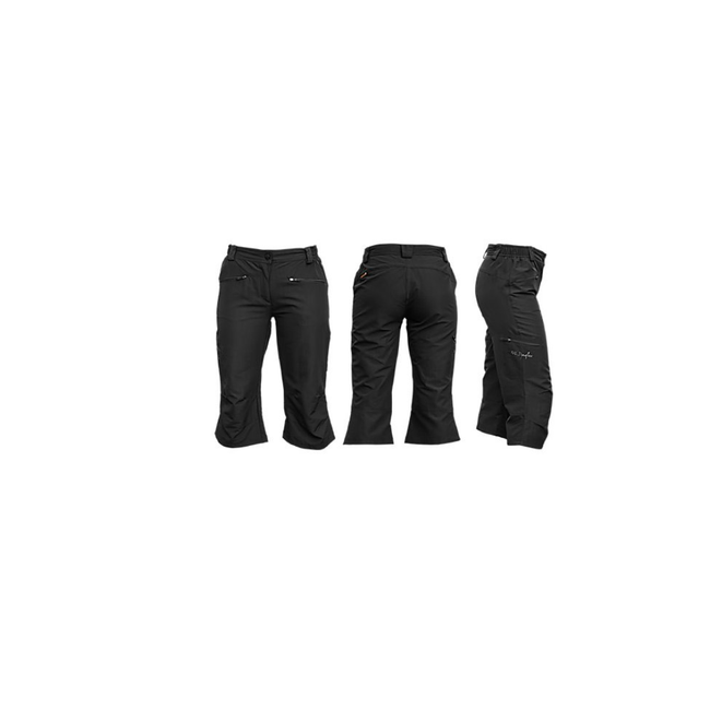 Spodnie 3/4 DYNAFLEX dla kobiet, czarne, rozmiary XS - XXL: ZO_d00ea8fe-3fec-11ec-8598-0cc47a6c9c84 1