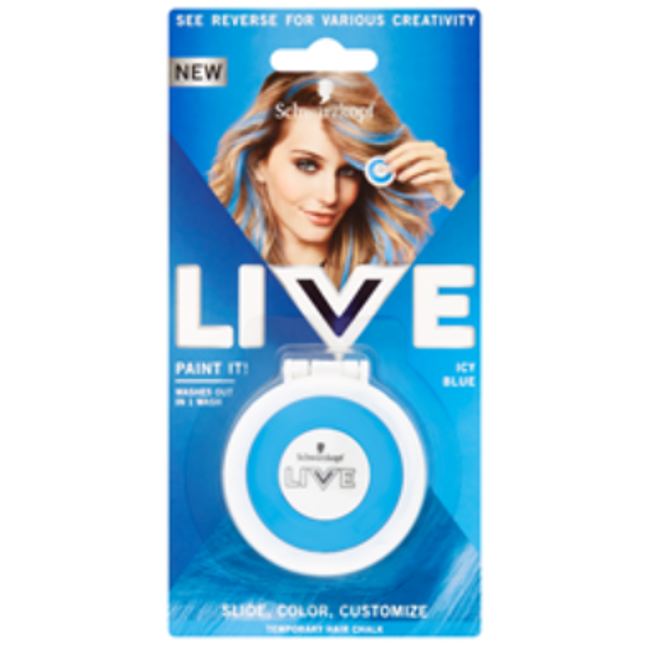 Live Paint It! zmywalna kreda do włosów Icy Blue ZO_111500 1