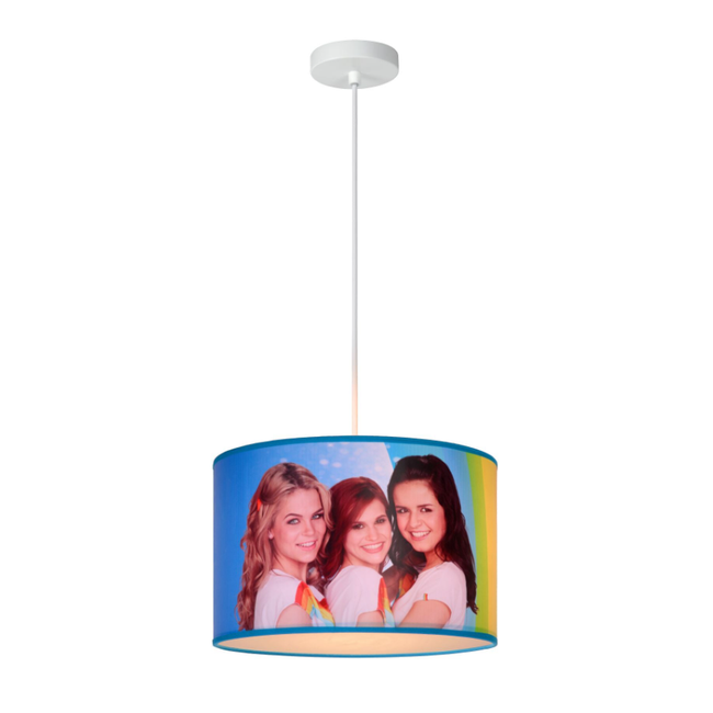 Детска лампа за таван K3 - яркосиня с мотив на дъга ZO_98-1E6221 1