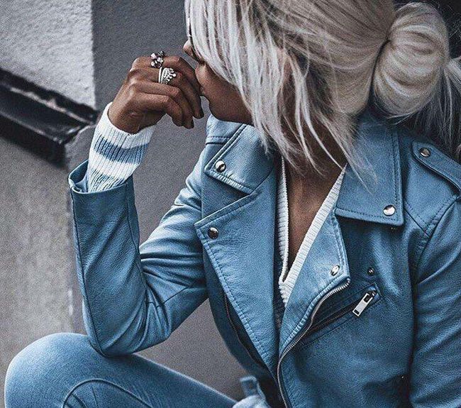 Women´s fake leather jacket Chelsia 1