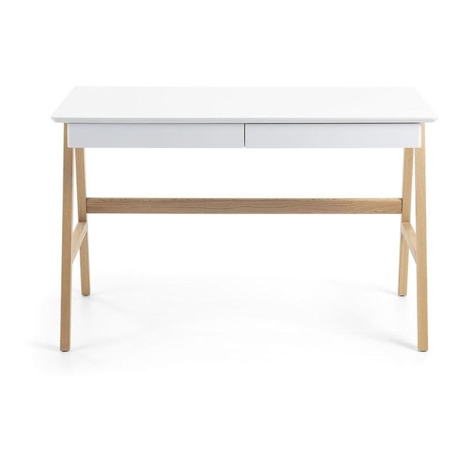 Pracovný stôl s bielou doskou Ingo, 120 x 60 cm ZO_164431 1