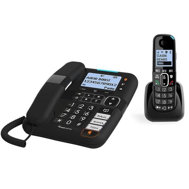 Vezetékes/vezeték nélküli üzenetrögzítő hívóazonosítóval + kiegészítő kézibeszélő ZO_B1M-00144 1