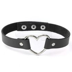 Gotický choker náhrdelník s kovovými doplňky - 11 variant
