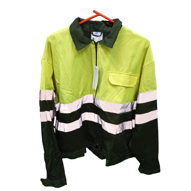 Ansamblu jachetă, bluză - galben/gri, mărimi XS - XXL: ZO_271928-XL 1