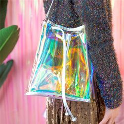Dámská taška přes rameno v transparentním designu