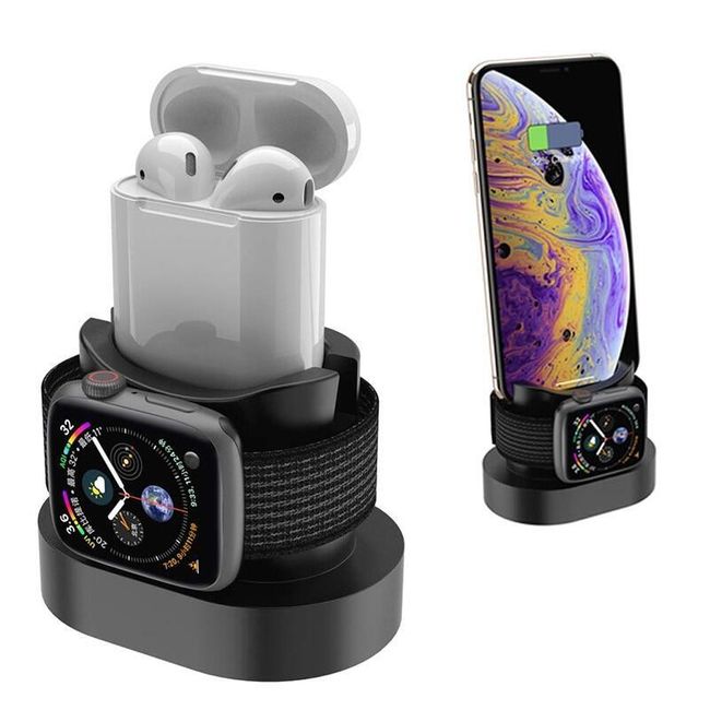 Stație de încărcare pentru iPhone și Apple Watch TF028 1