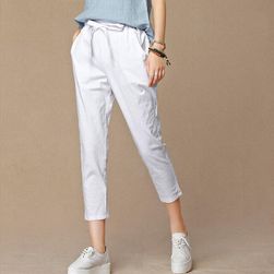 Pantaloni de damă trei sferturi de tip plus size - 3 culori
