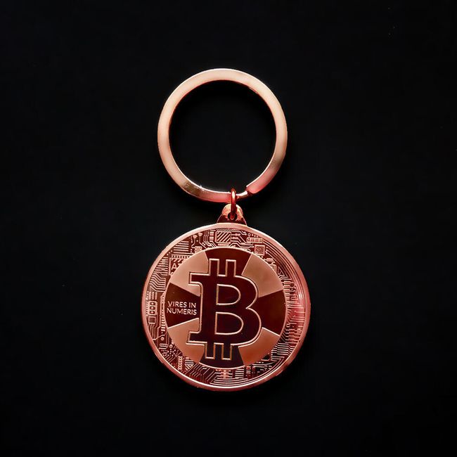 Klíčenka s motivem Bitcoinu - 3 barvy 1