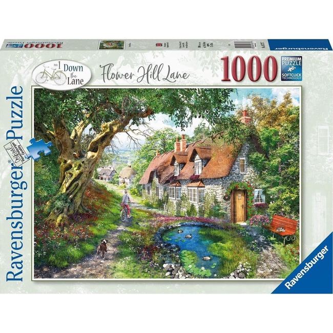 Puzzle Flower Hill Lane 1000 dílků ZO_9968-M6051 1