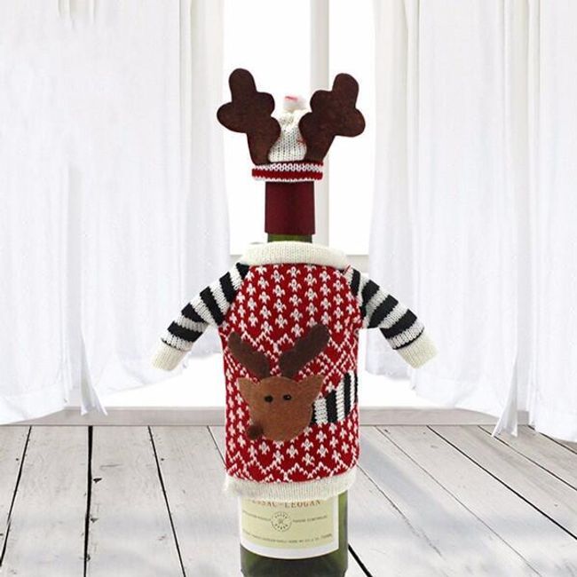Pokrovček za steklenico s pokrovčkom in motivom severnega jelena 1