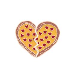 Unisex brož pro pár Pizza