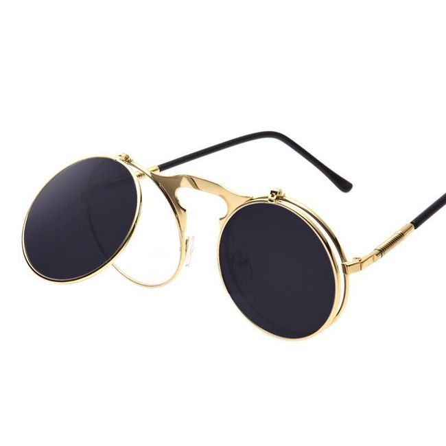 Ochelari steampunk cu lentile rabatabile - 5 variante 1