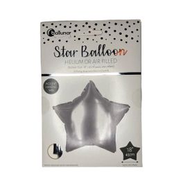 Balon folie pentru petrecere în formă de stea - 45 cm, Culoare: ZO_1c0627fc-b438-11ee-8370-4a3f42c5eb17