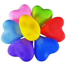 Set balona u obliku srca