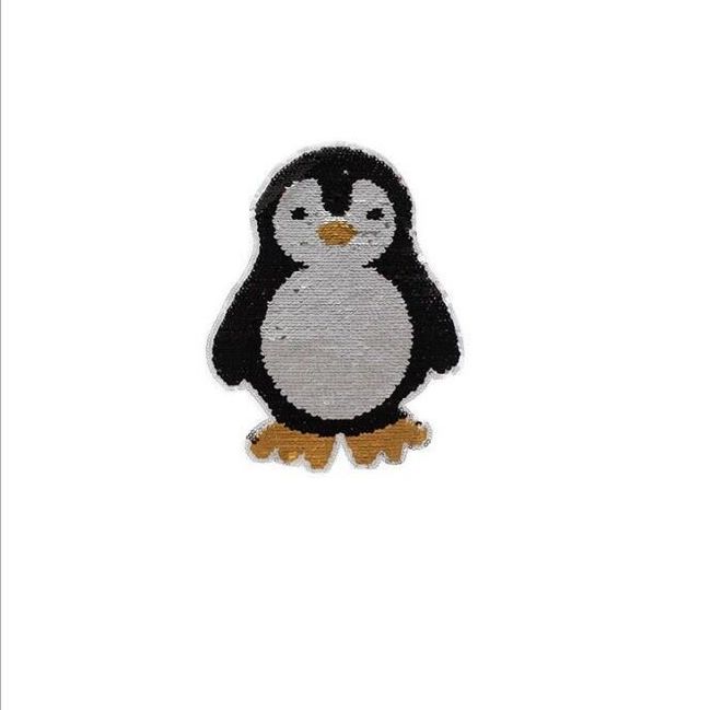 Naszywka - pingwin zmieniający kolor 1
